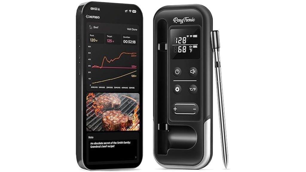 wireless bluetooth meat thermometer