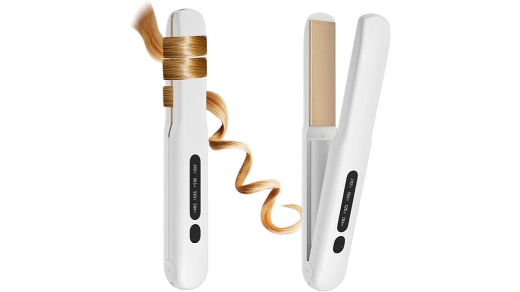 wireless titanium hair styler