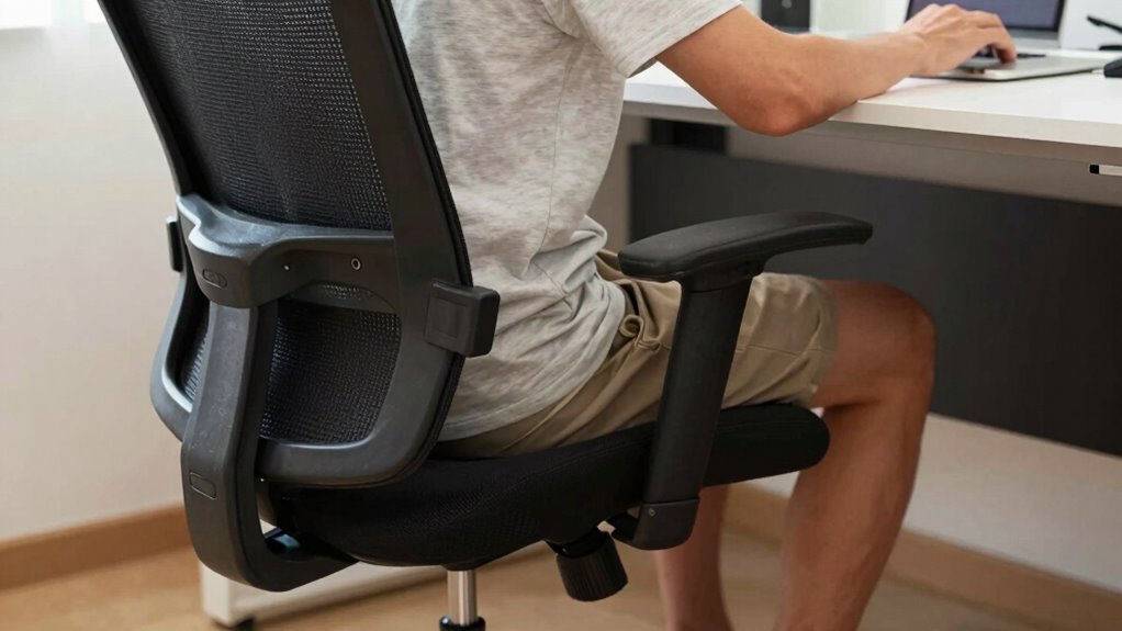 adjust chair for ergonomics