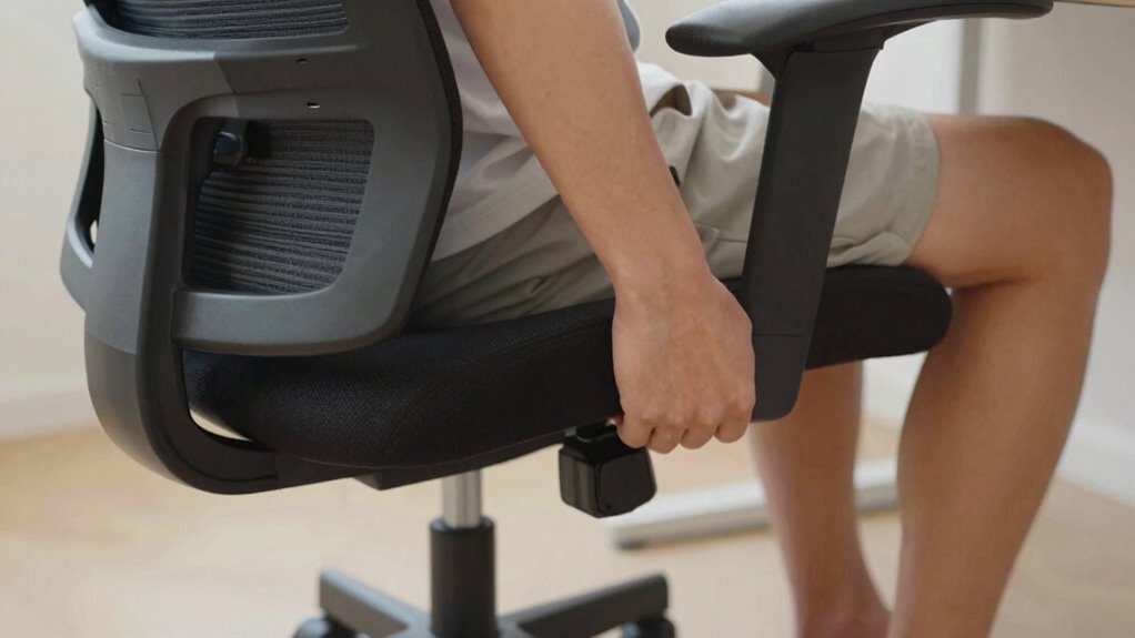 adjust seat depth properly