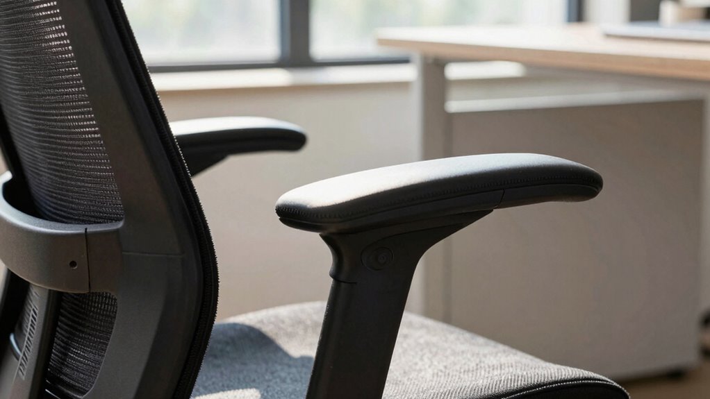 adjustable padded armrest support