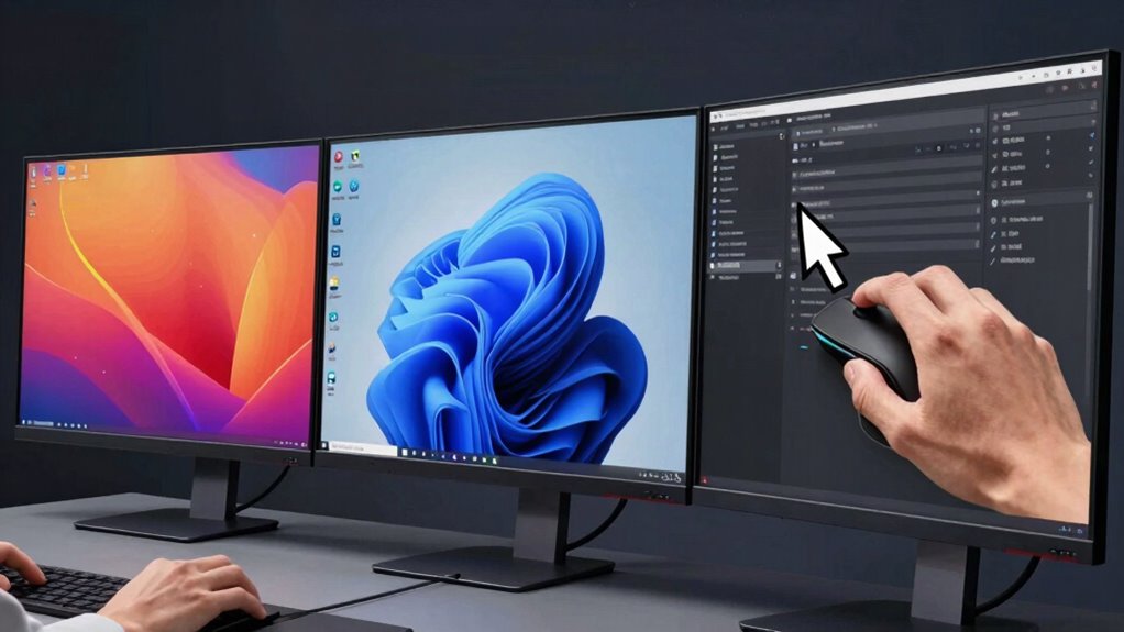 adjusting multi monitor pointer speed