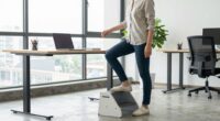 comfortable standing desk transition