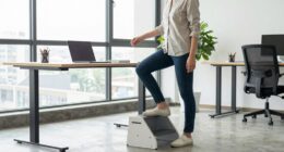 comfortable standing desk transition