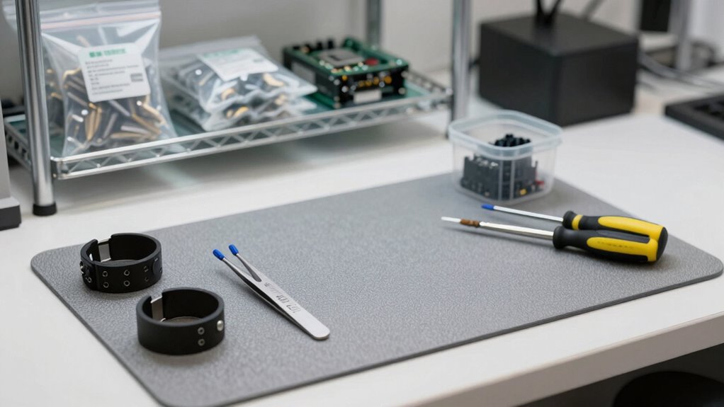 create an esd safe workspace