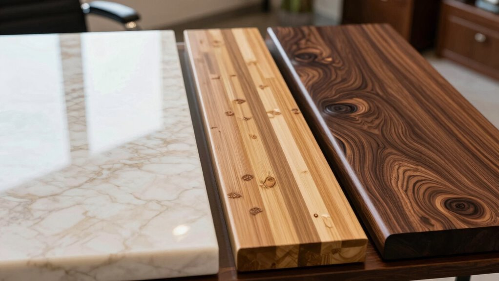 desk top material options