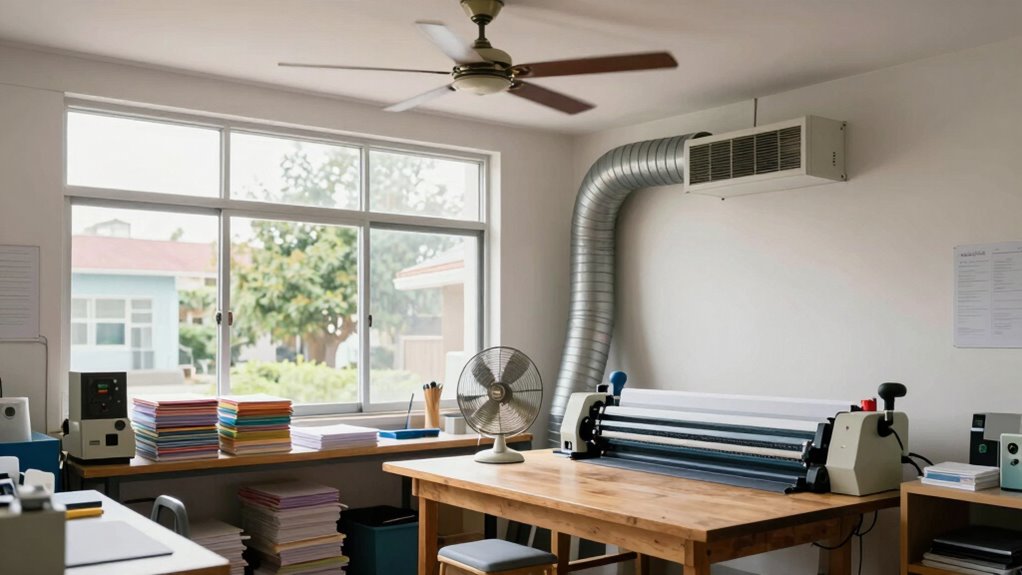 diy studio airflow improvements