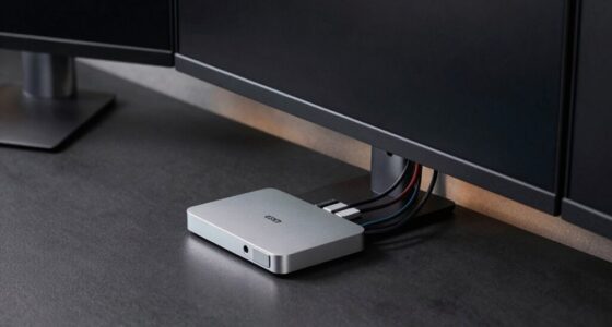 dock restricts monitor arrangement