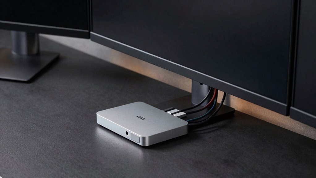 dock restricts monitor arrangement