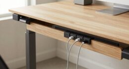 effective sit stand cable organization