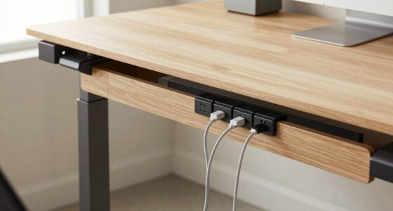 effective sit stand cable organization