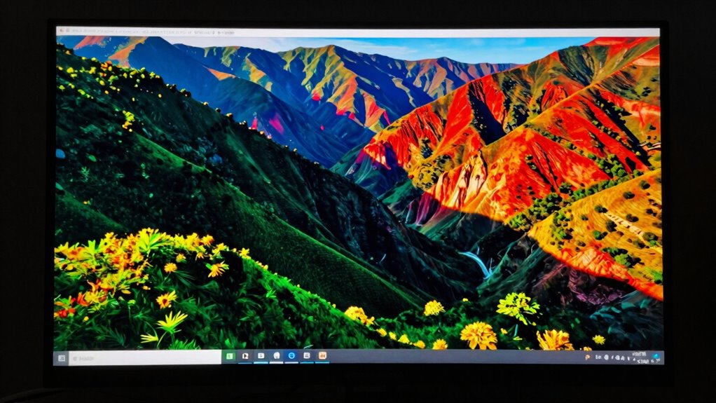 enhanced vibrant visual clarity