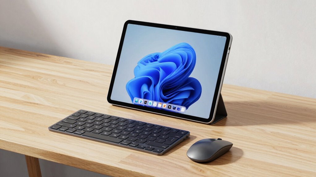 ergonomic tablet workstation setup