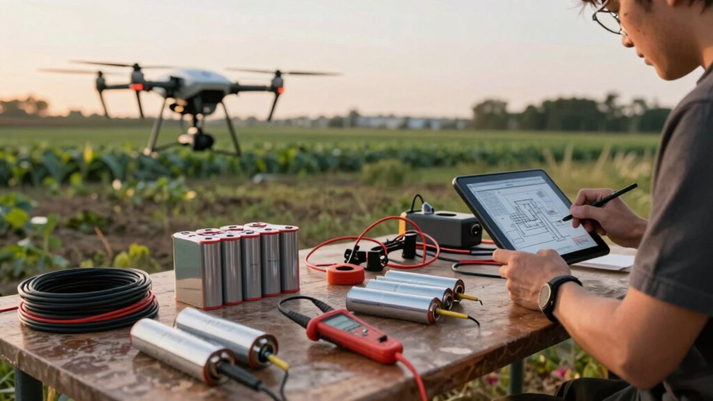 field robot battery planning