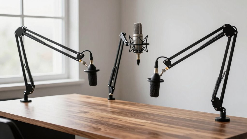 heavy microphone boom arms