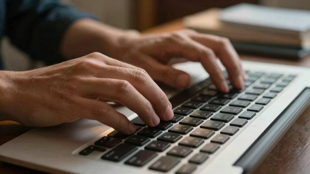 improve typing posture and technique