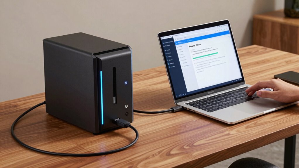 laptop to nas backups