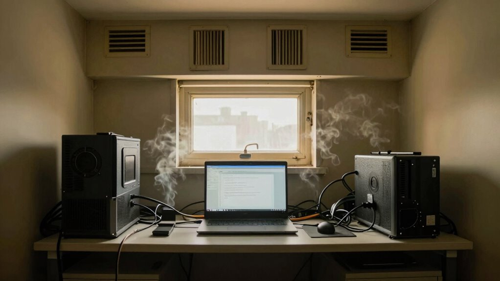 limited space hampers ventilation