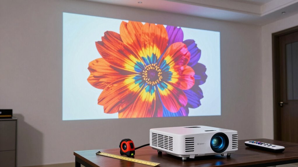 match projector to space