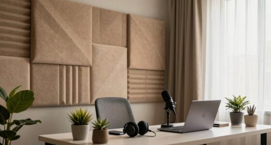 minimize sound reflections indoors