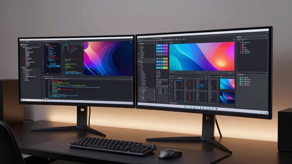 monitor size and space