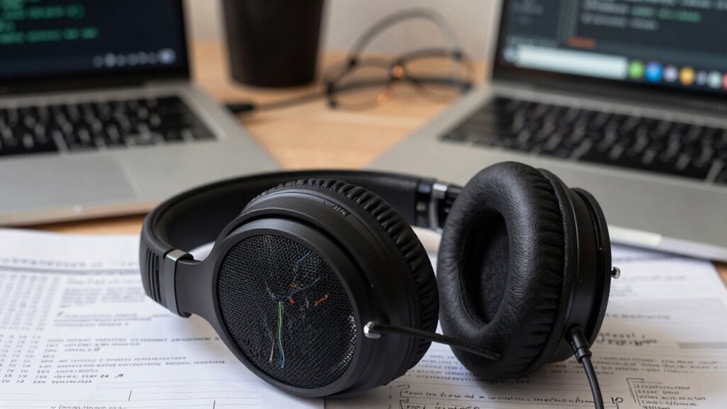 open back headphones are noisy