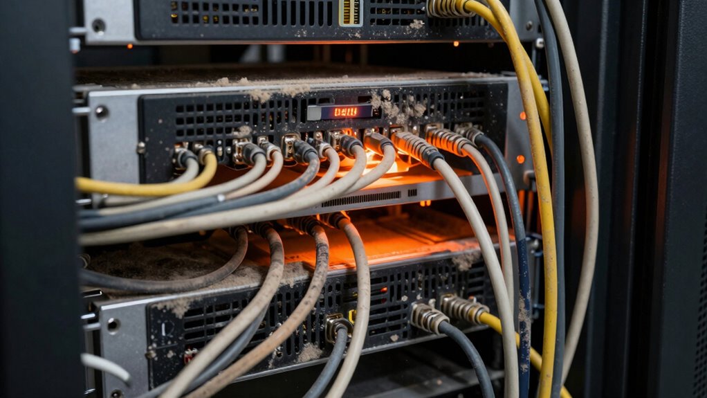 organize cables for airflow