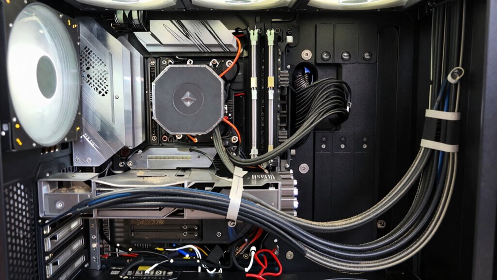 organized cables better cooling