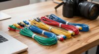 organized desk cable management