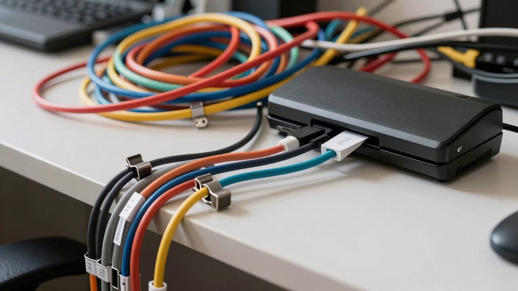 organized durable cable management