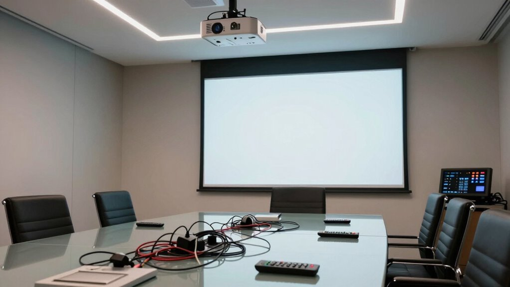 poor conference tech management
