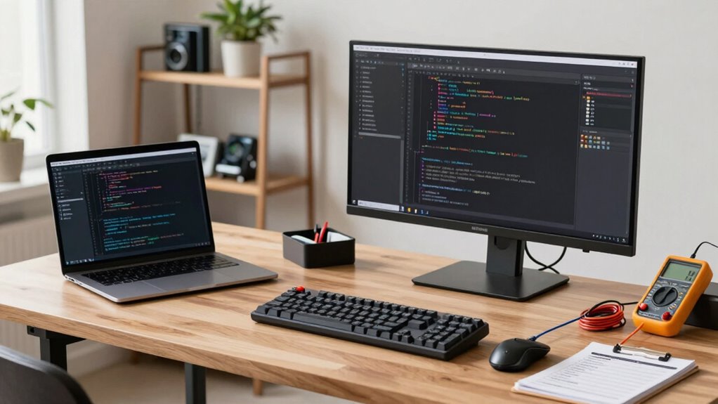 prepare workspace and hardware
