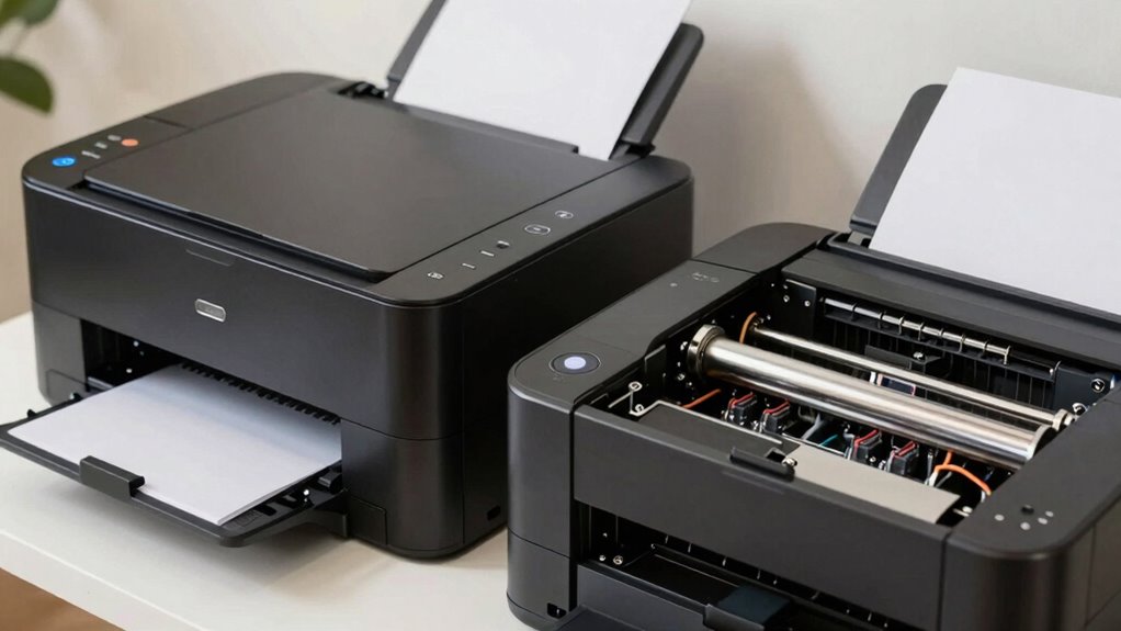printer design differences