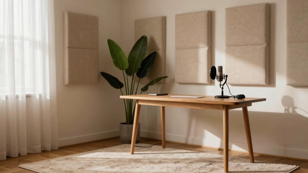 quiet organized comfortable workspace