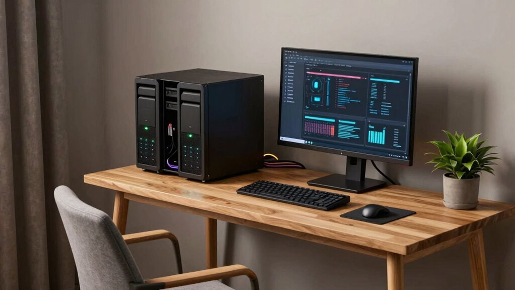 quiet organized focused workspace