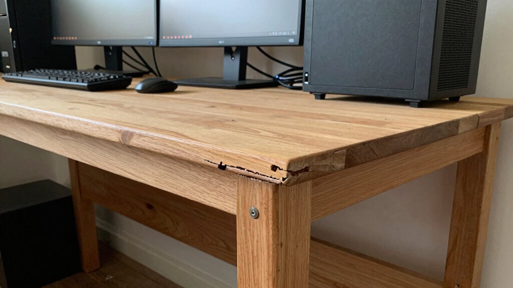 reinforce desk for weight