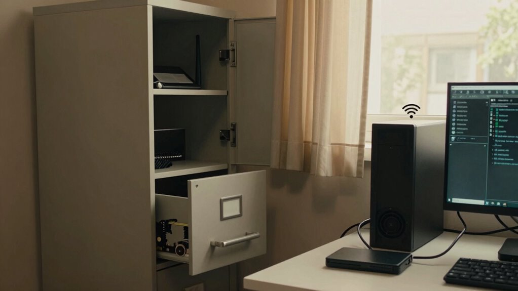 secure home office environment