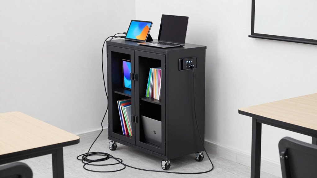 secure organized device charging