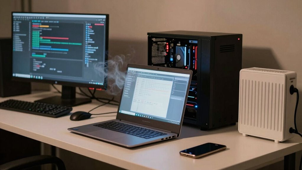 signs of device overheating