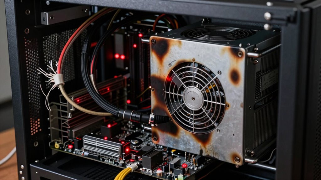 signs of power supply failure