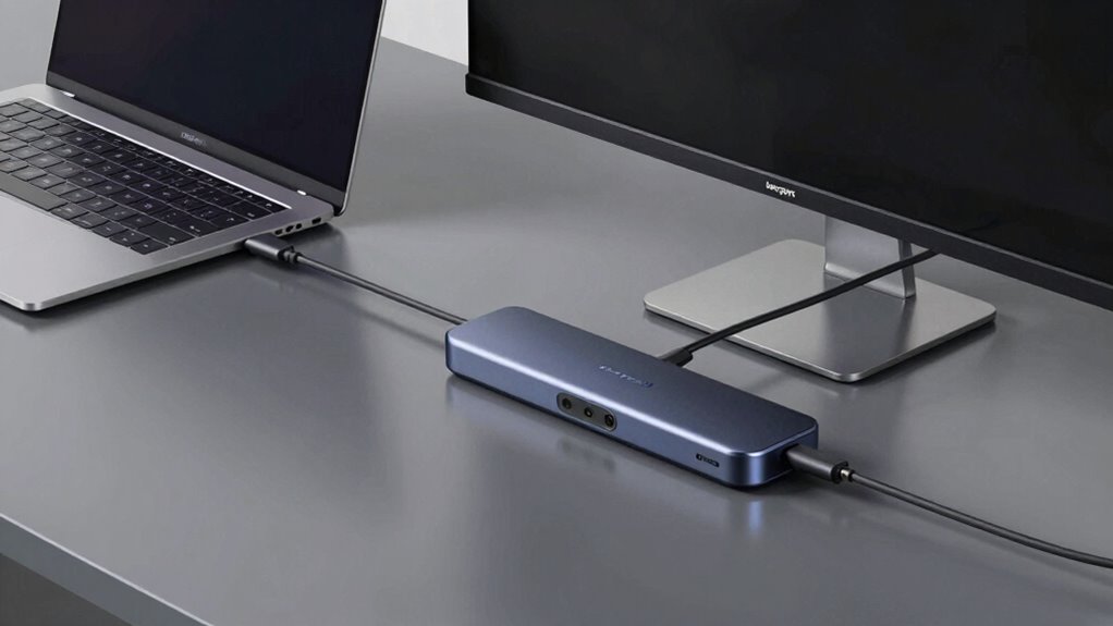 simplified organized workspace setup