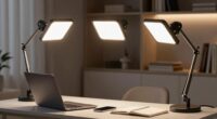 small desk video lighting