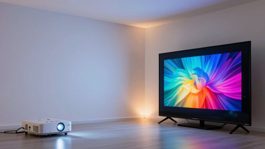 space efficient lighting sensitive visuals