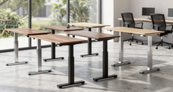 top standing desk frames
