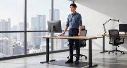 top tall developer desks