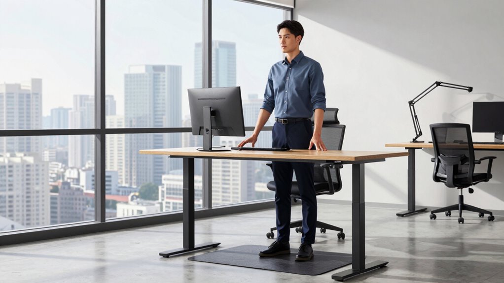 top tall developer desks