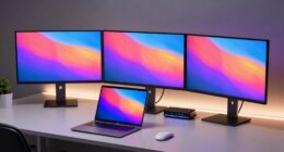 top triple monitor docks