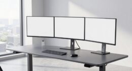 top triple monitor standing desks
