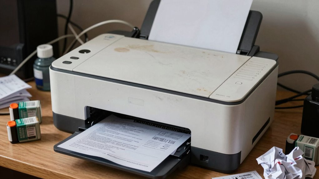 total cost of printer