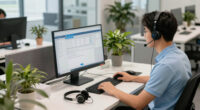 Customer service + BPO. The operational-scale displacement.